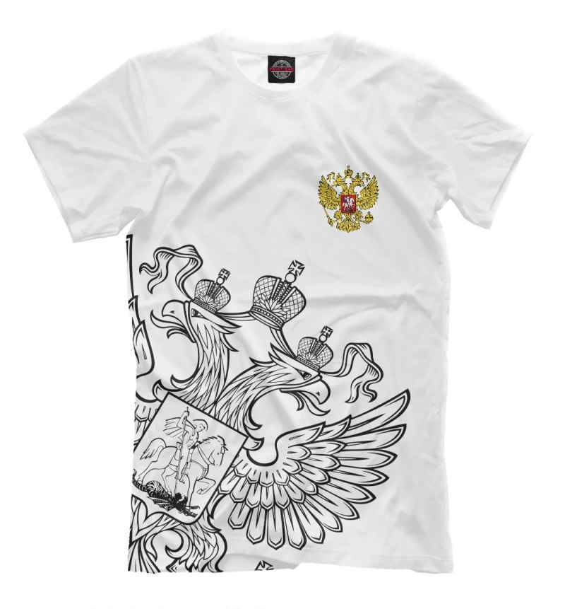 Футболка герб России