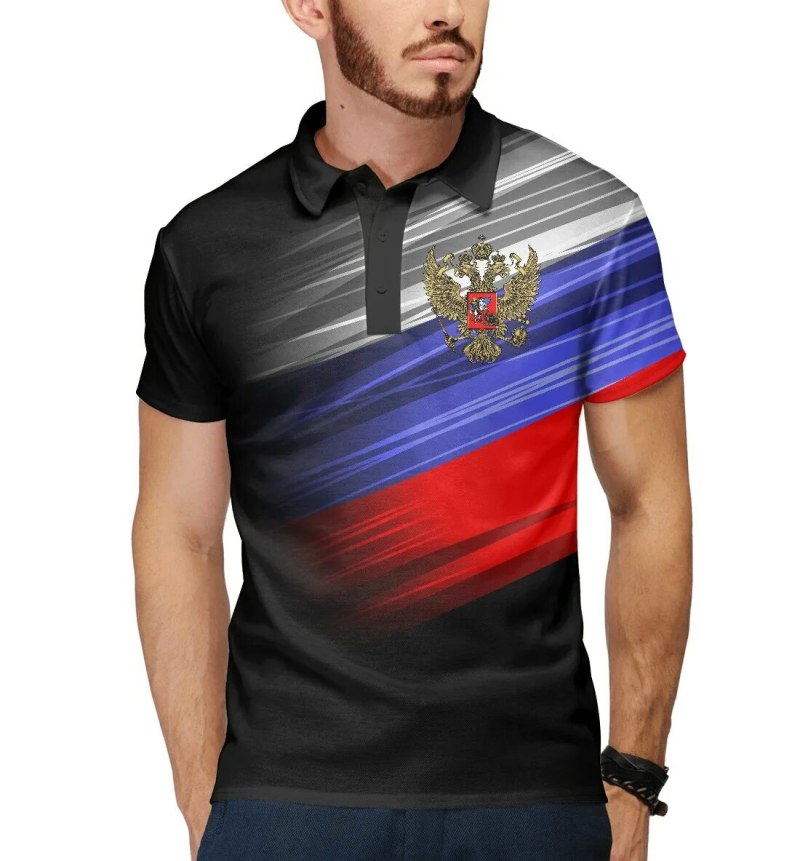 Поло с гербом России