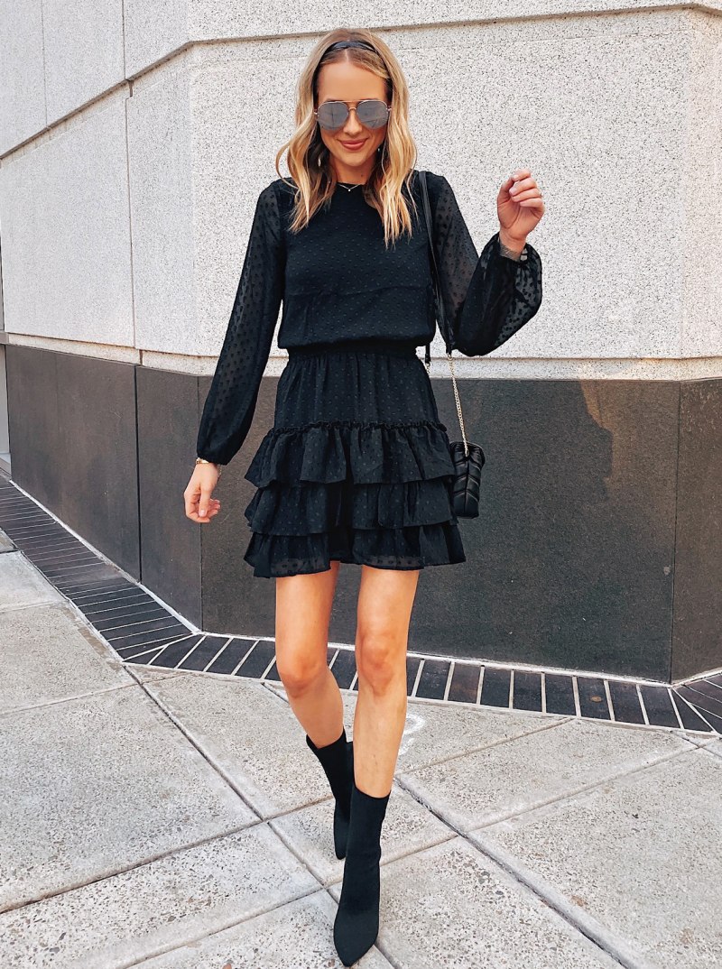 Образ с черным платьем