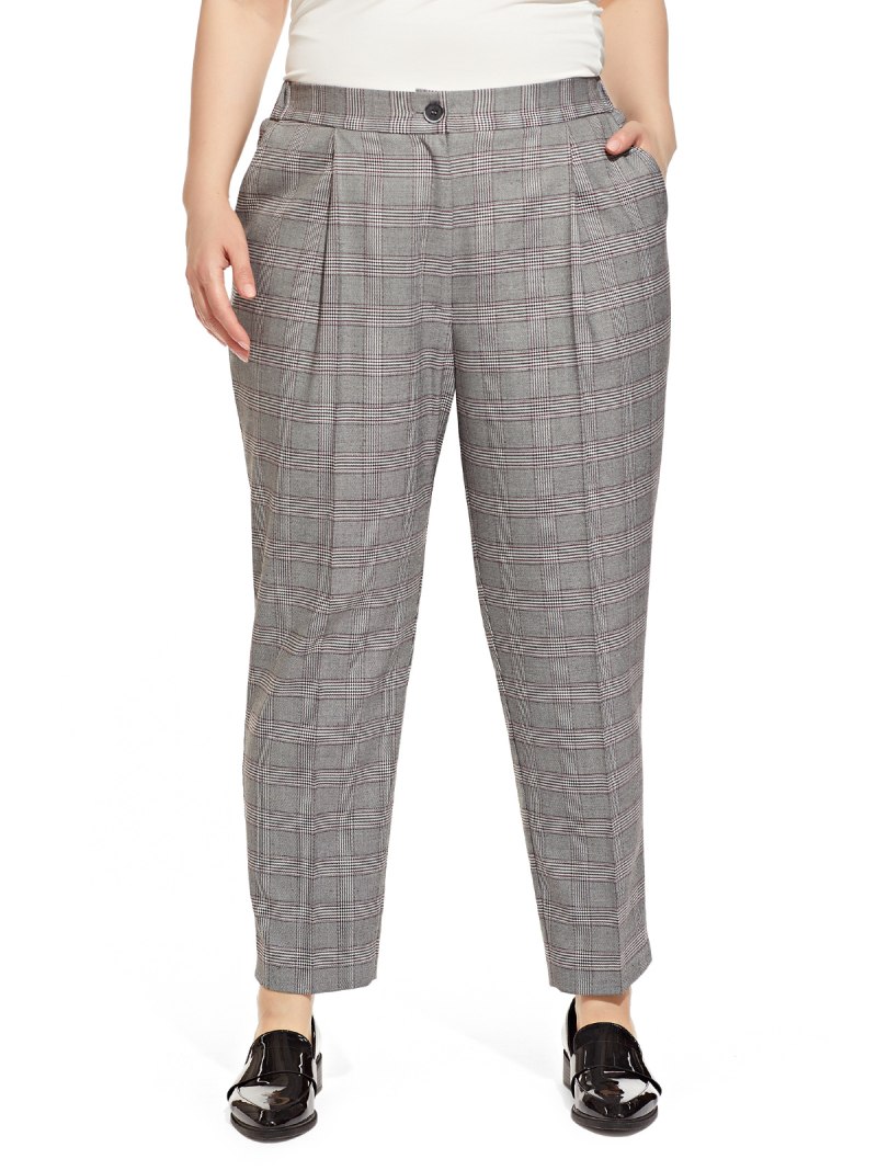 Классические брюки для полных женщин