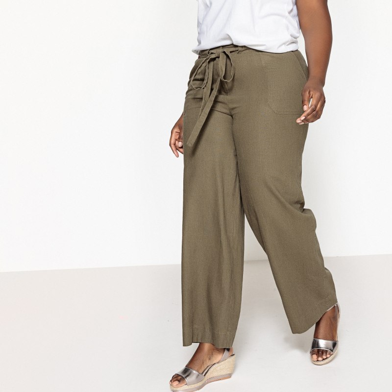 Брюки палаццо плюс сайз