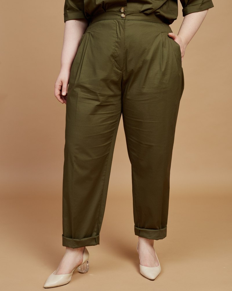 Летние брюки для полных женщин