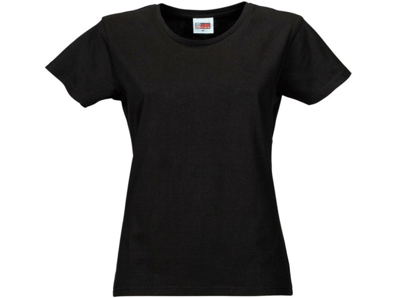 Черная футболка женская