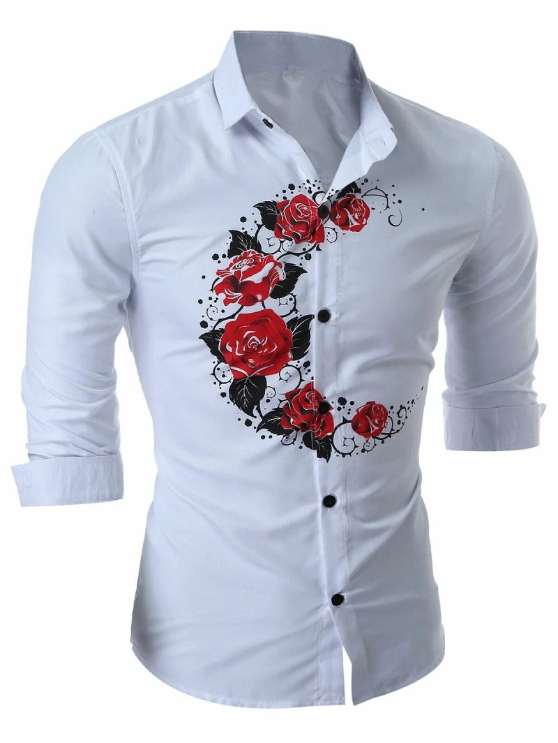 Рубашка в цветочек