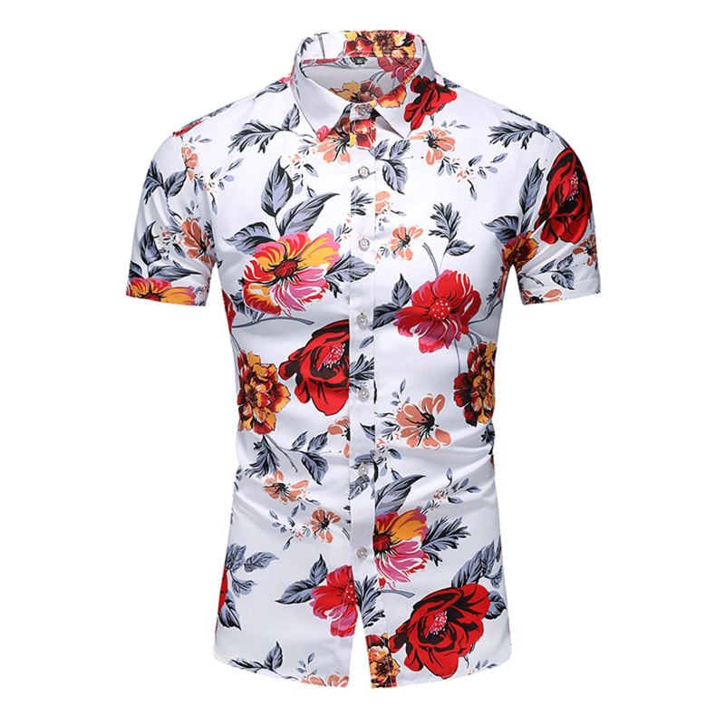 Розовая Гавайская рубашка