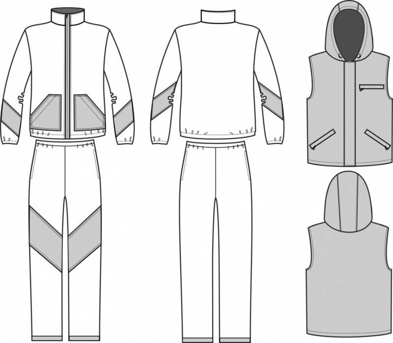 Эскизы одежды