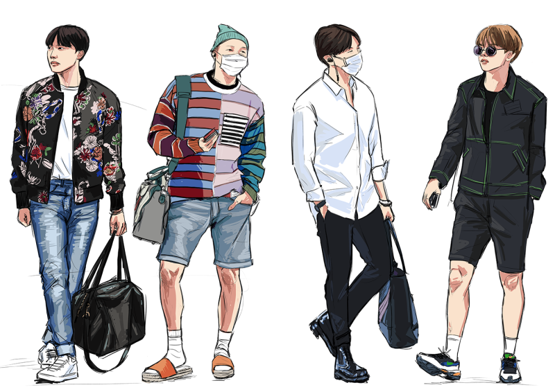 Эскиз современной одежды