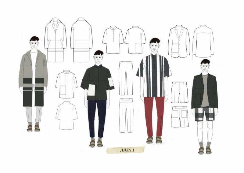 Эскизы мужской одежды