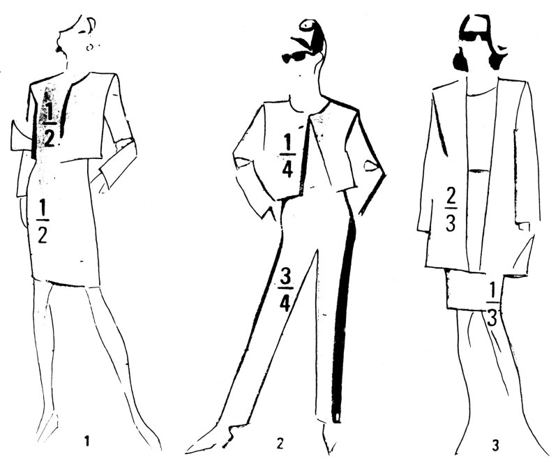 Эскиз современного костюма