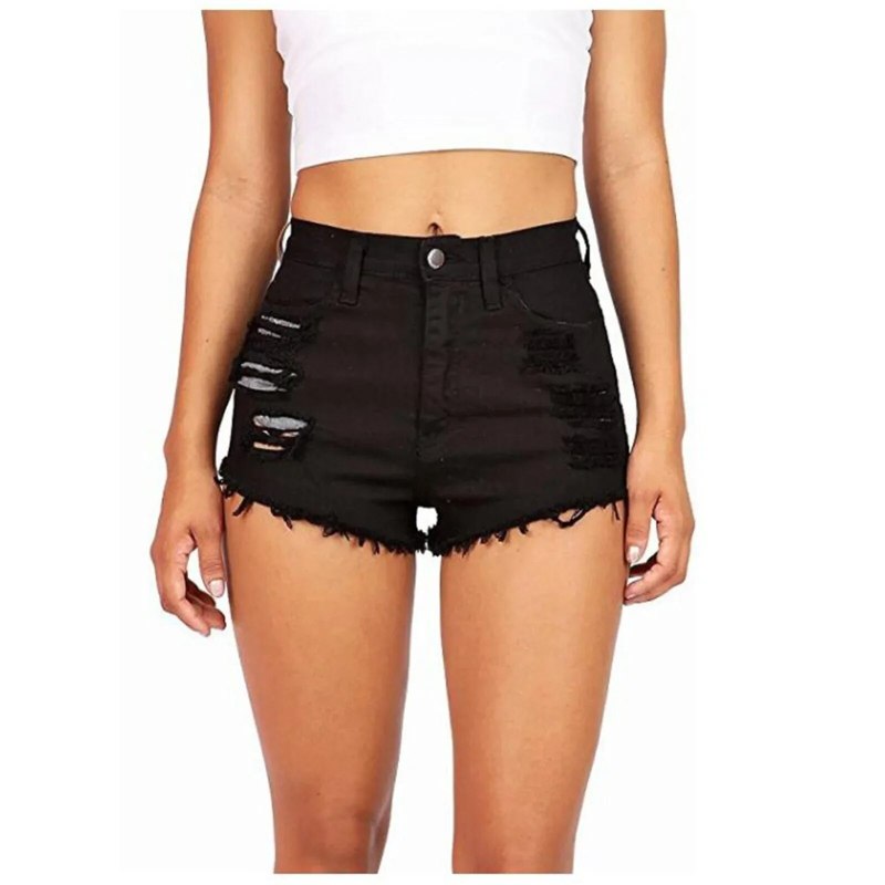 Чёрные шорты женские