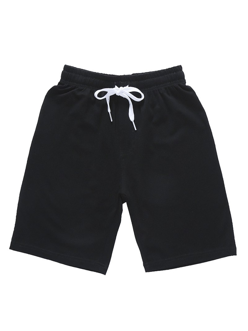 Шорты трикотажные для мальчиков черные