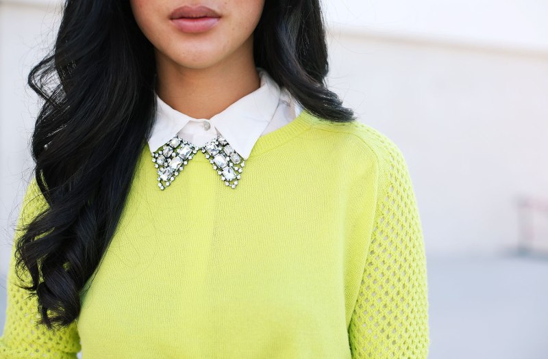 Украсить воротник рубашки