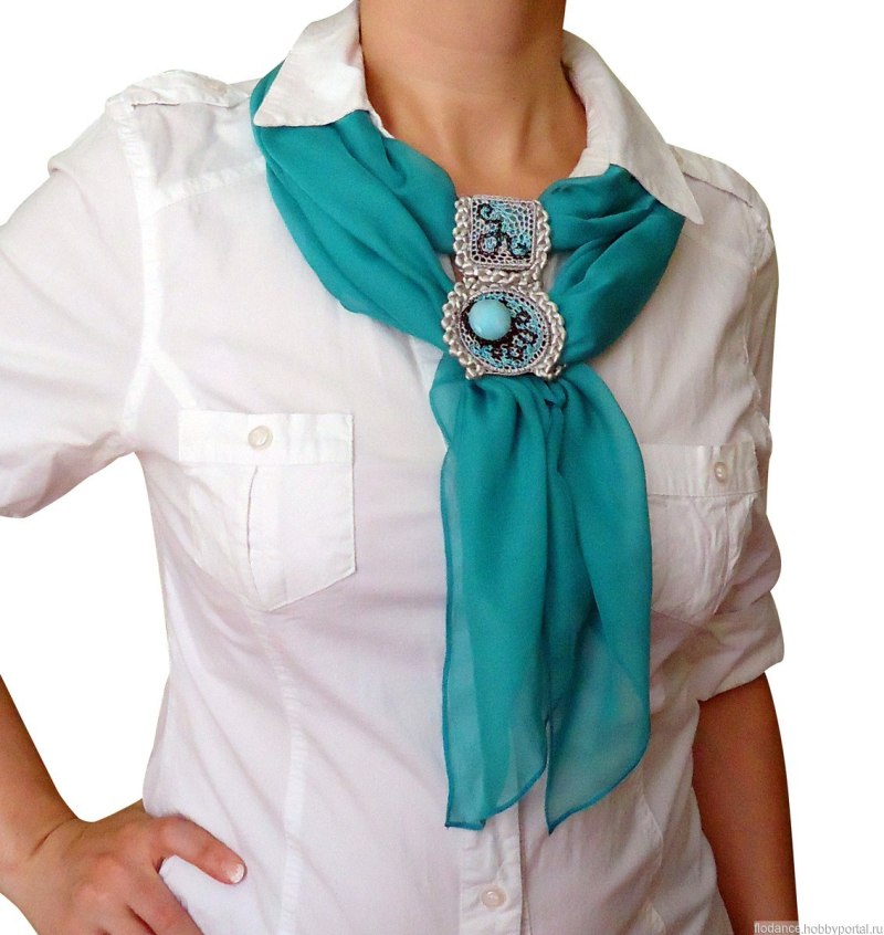 Шарфик на шею под платье