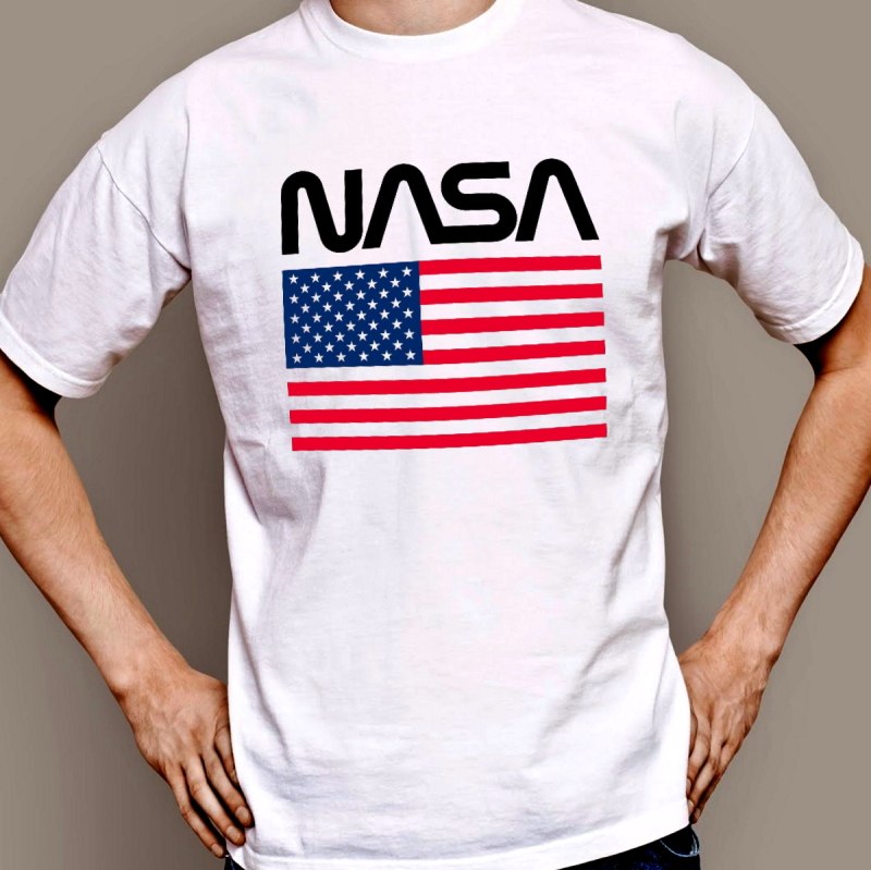 Белая футболка USA