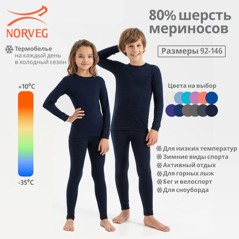 Barracuda Thermals Ultramax термобелье кальсоны для мальчиков u5943-Blue