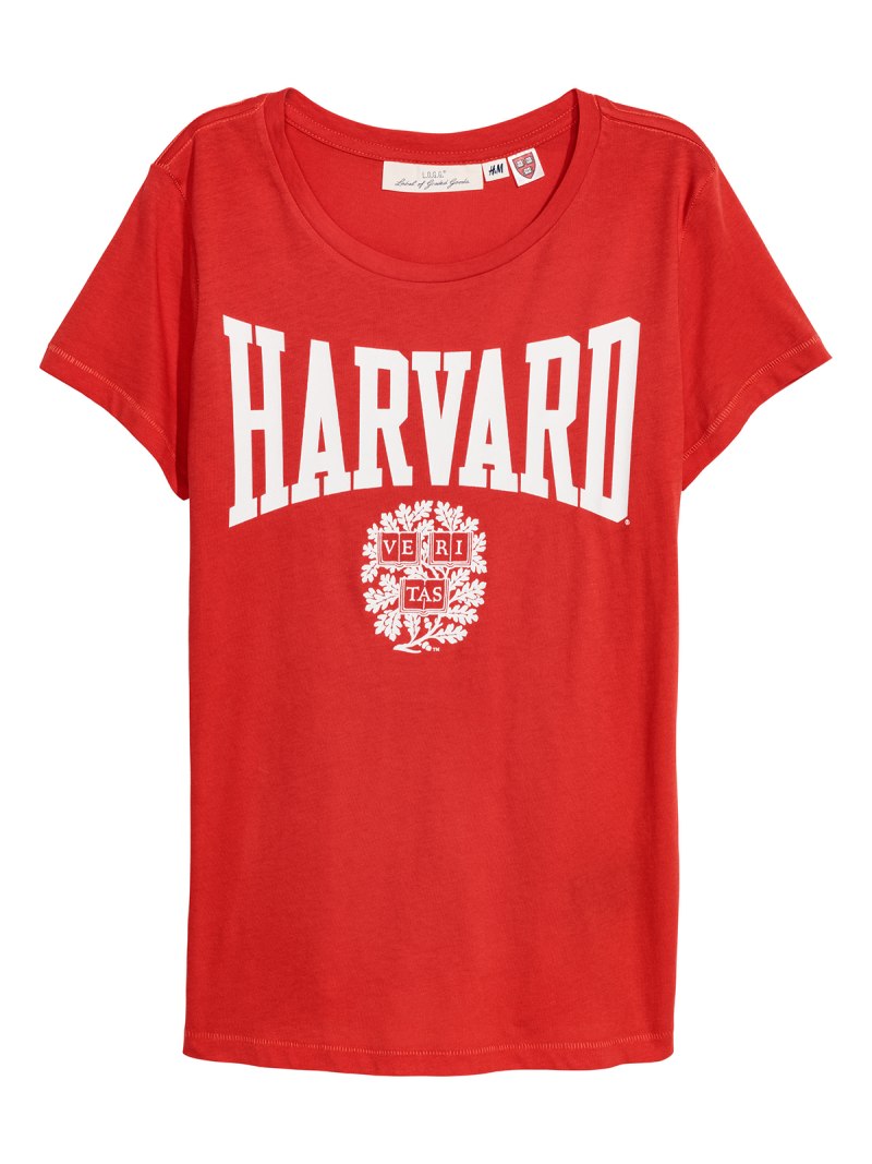 Футболка h&m Harvard University