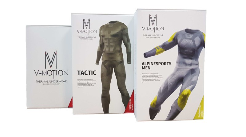 Термобелье мужское v-Motion Tactic таблица размеров