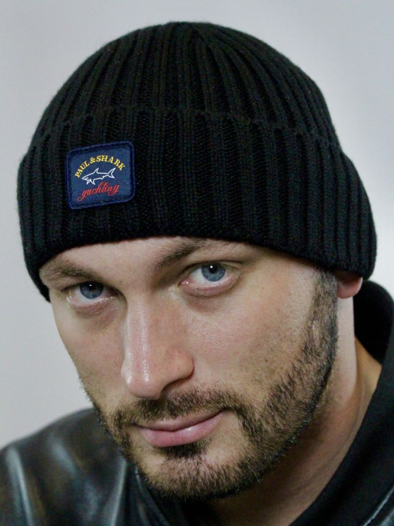 Черная шапка Paul Shark