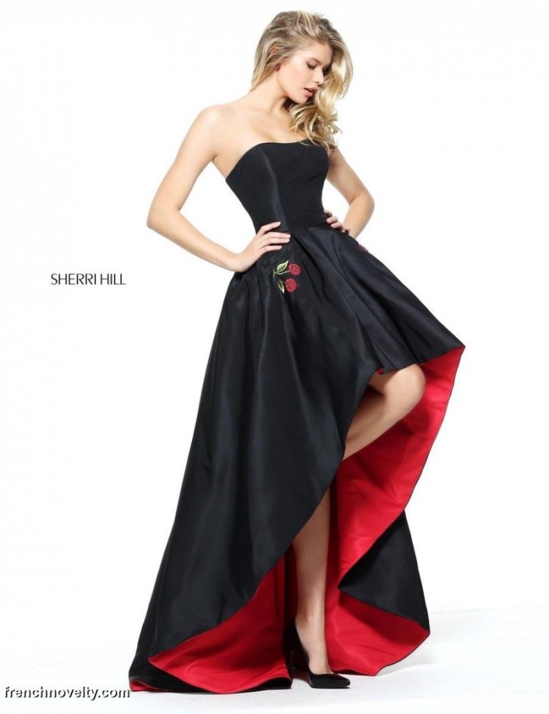 Sherri Hill черное платье
