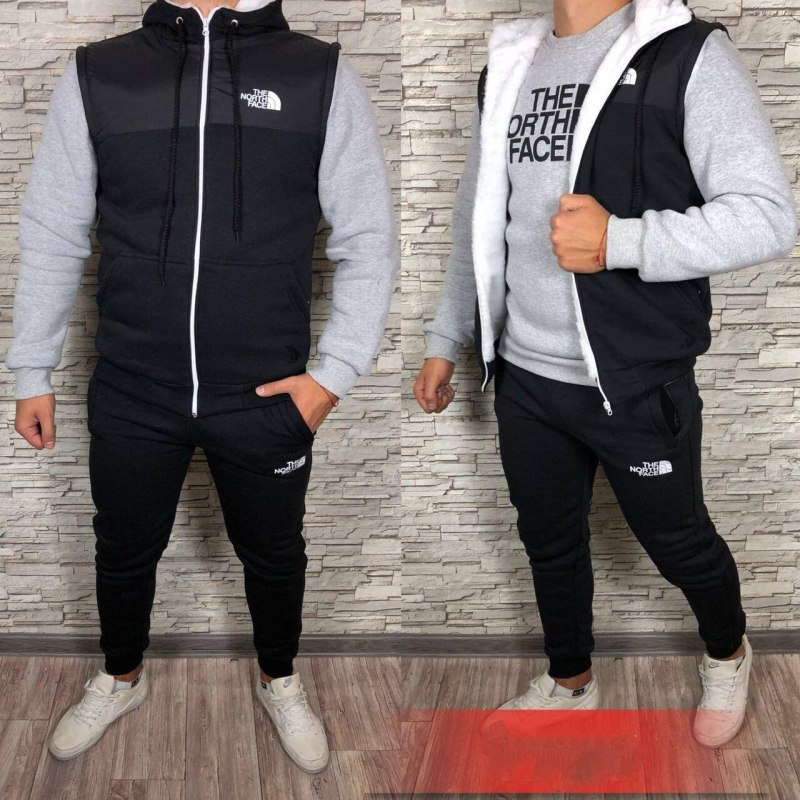 Спортивный костюм с безрукавкой мужской