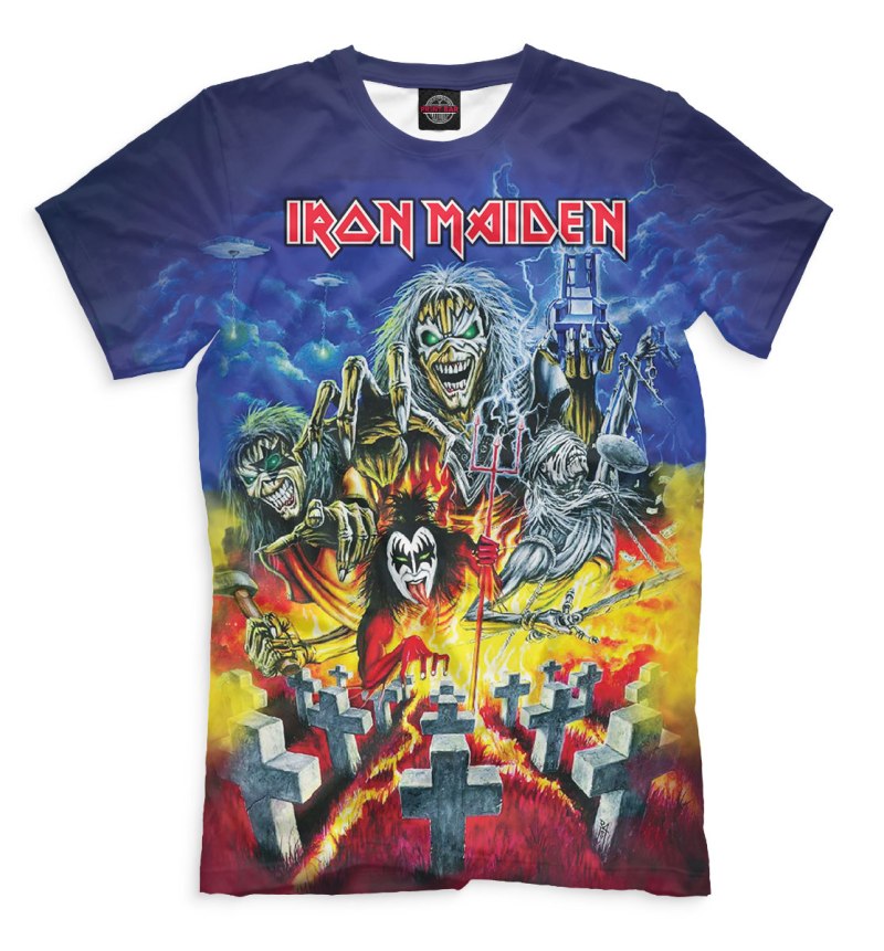 Iron Maiden футболка мужская