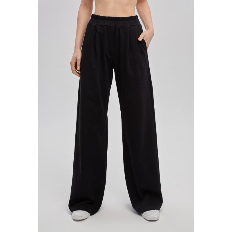 Брюки палаццо Zara черные