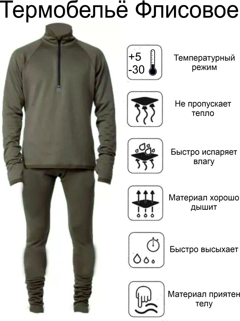Флисовое термобелье