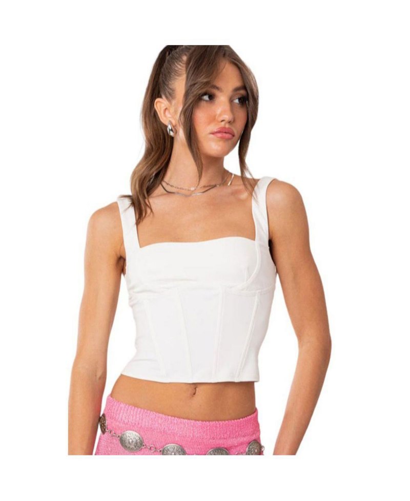 Корсетный топ с рубашкой