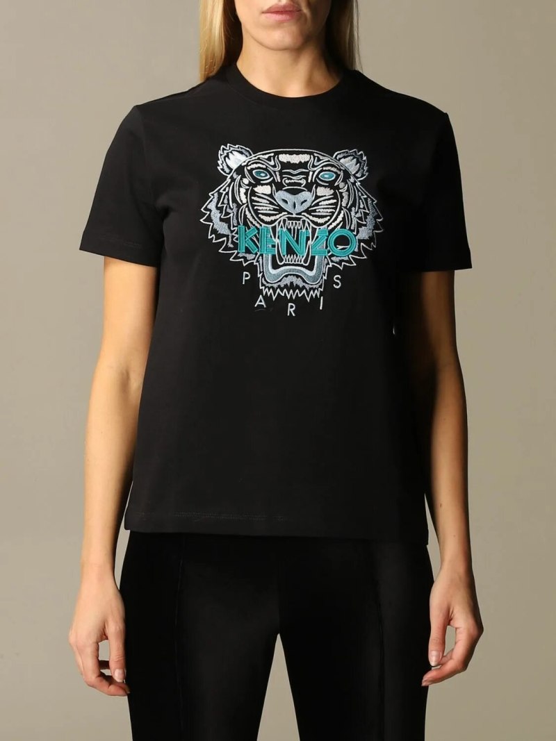 Kenzo футболка черная женская