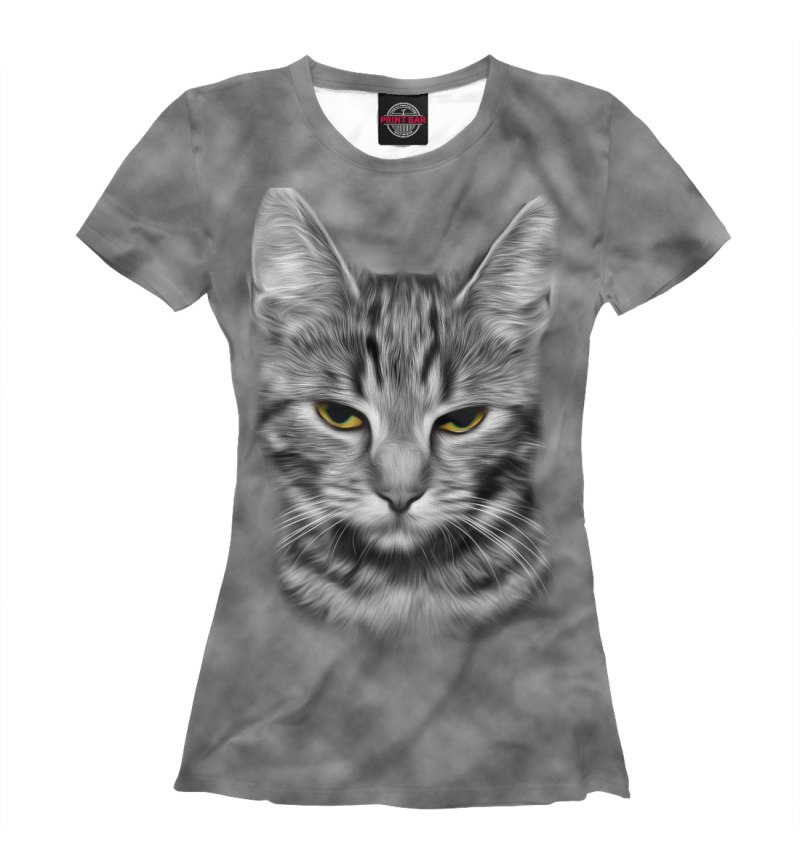 Женская майка кошка