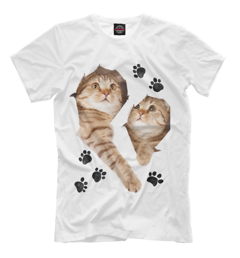 Футболка кошки
