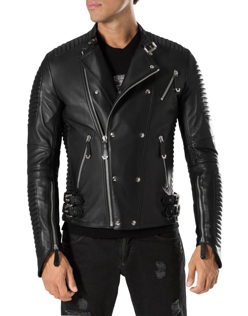 Кожанка Philipp plein мужская