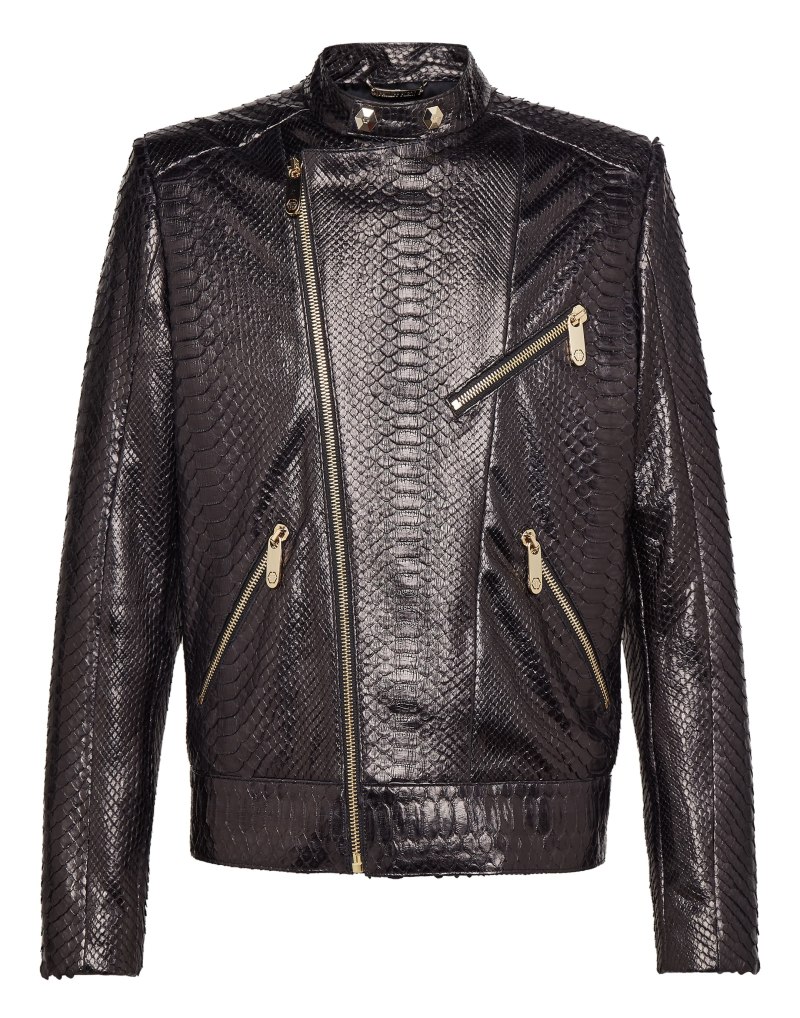 Philipp plein Biker Leather Jacket
