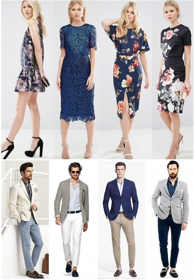 Dress code одежда Semi Formal