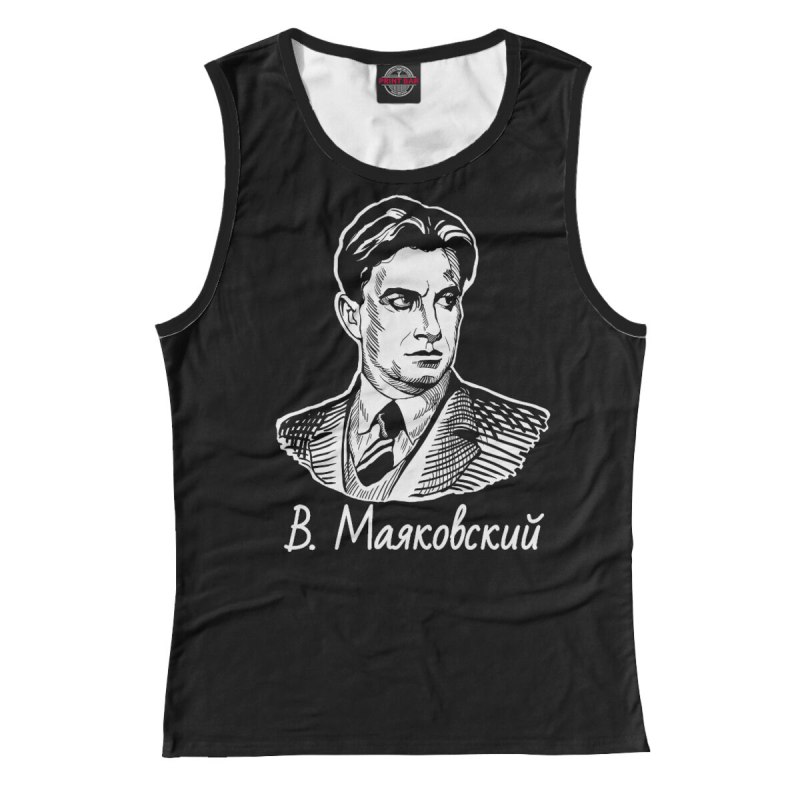 Женская майка Маяковский