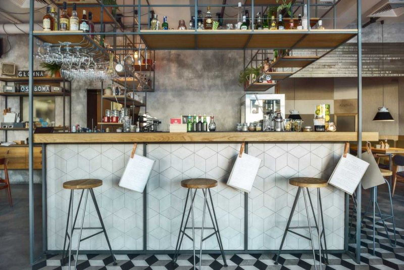 Барная стойка Loft кафе