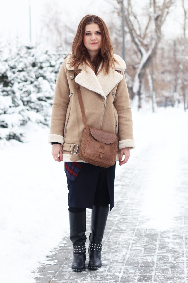 Дубленка Zara Oversize