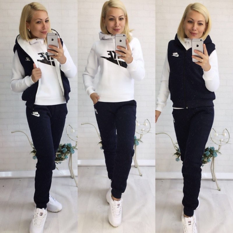 Женский спортивный костюм тройка Fashion bc338