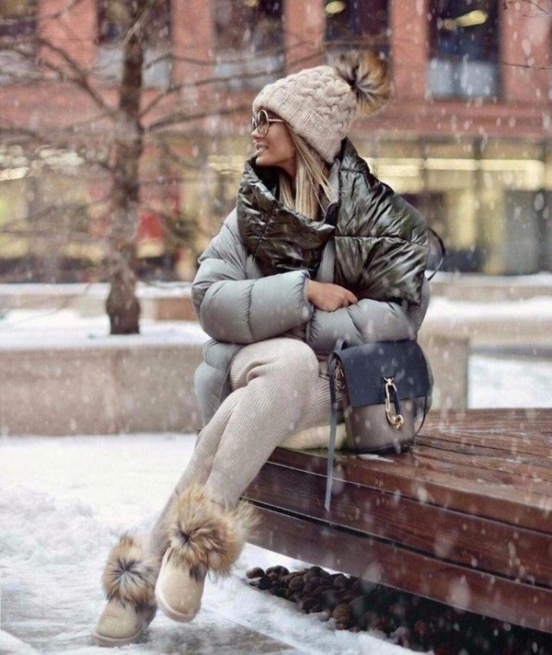 Стильные зимние образы