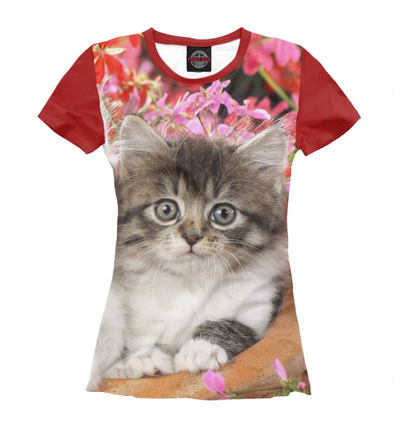Футболка котёнок
