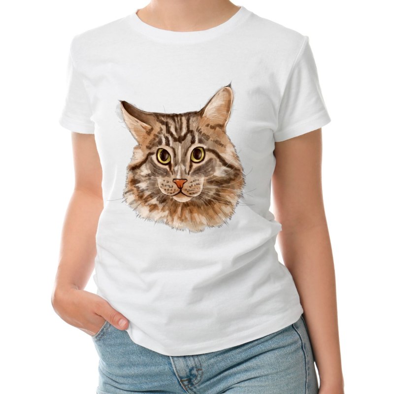 Футболка кот