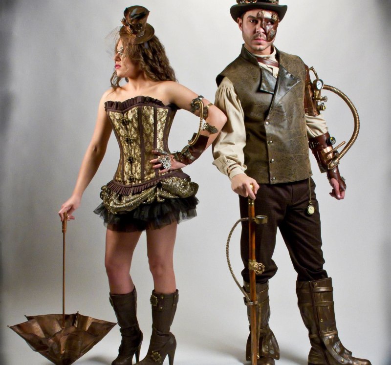 Steampunk стиль одежды