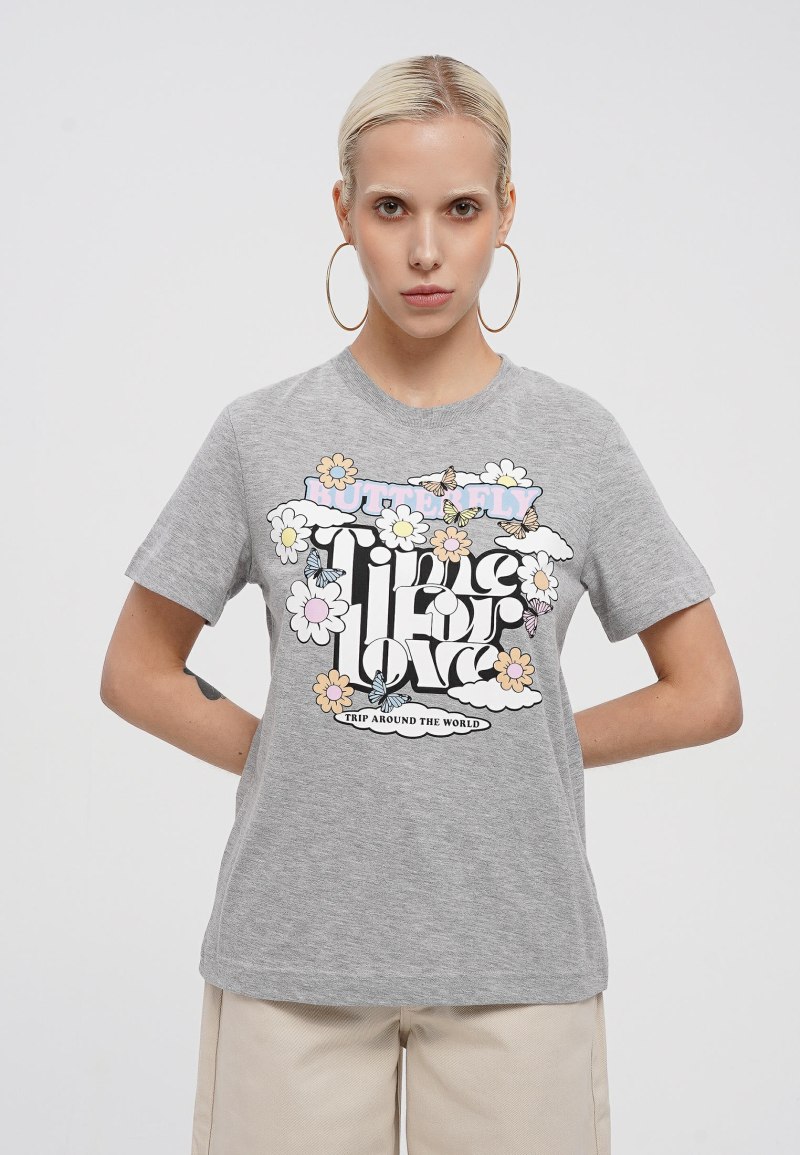 Футболка меланж