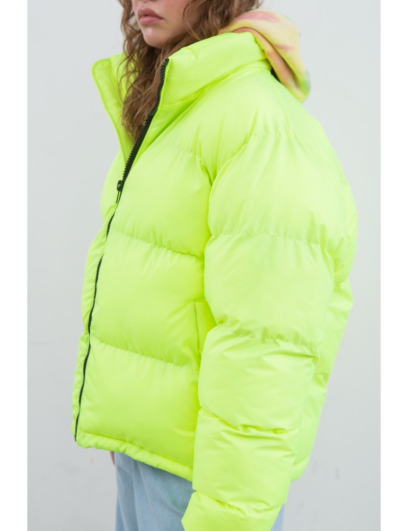 Салатовый пуховик Reebok женские