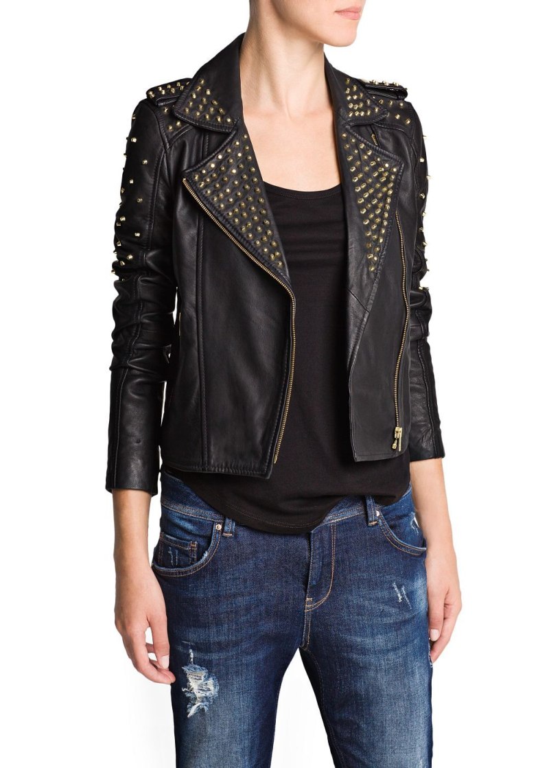 Leather Jacket Mango Zara