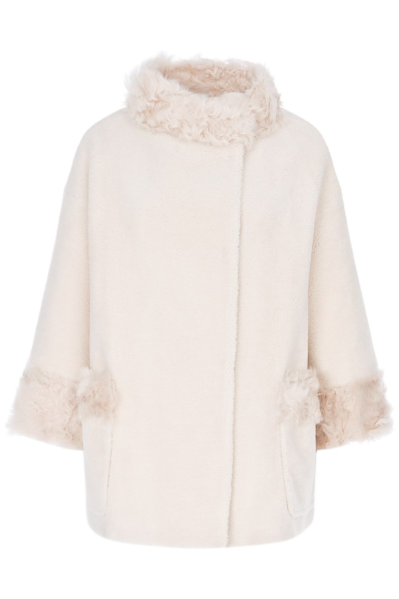 Шуба из овечьей шерсти virtuale fur collection