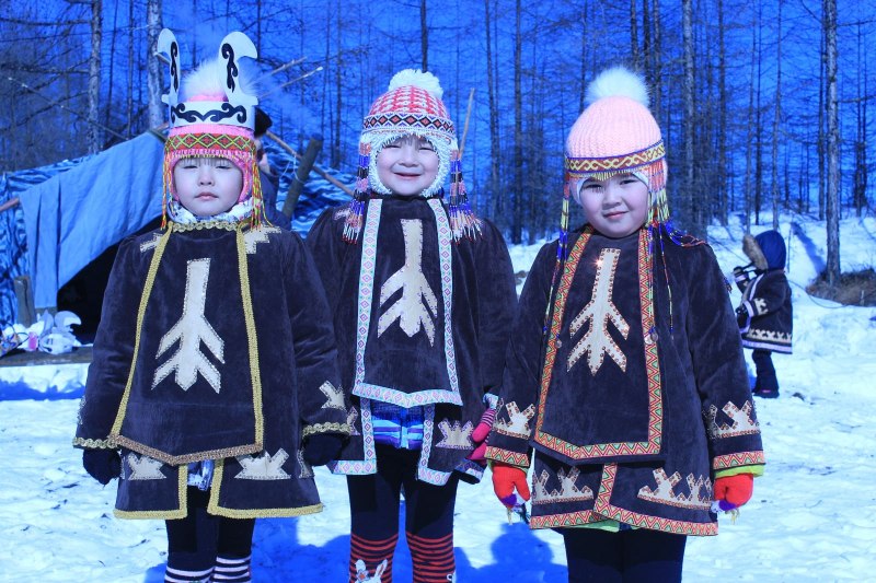 Национальный костюм народов севера эвенки