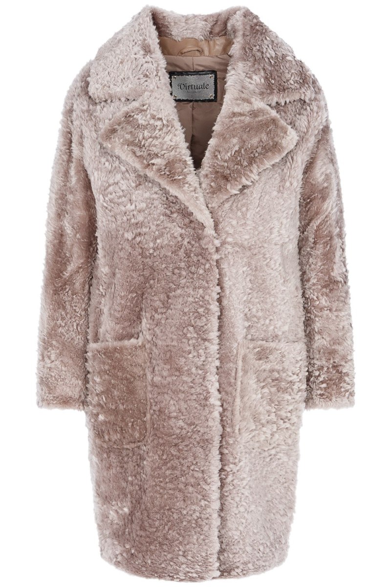 Шуба из овчины virtuale fur collection 235177000
