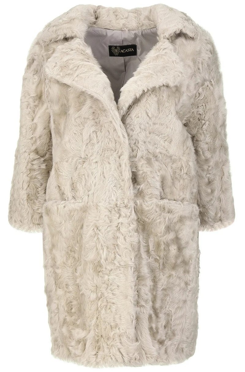 Шуба из меха козлика 218723000-c virtuale fur collection