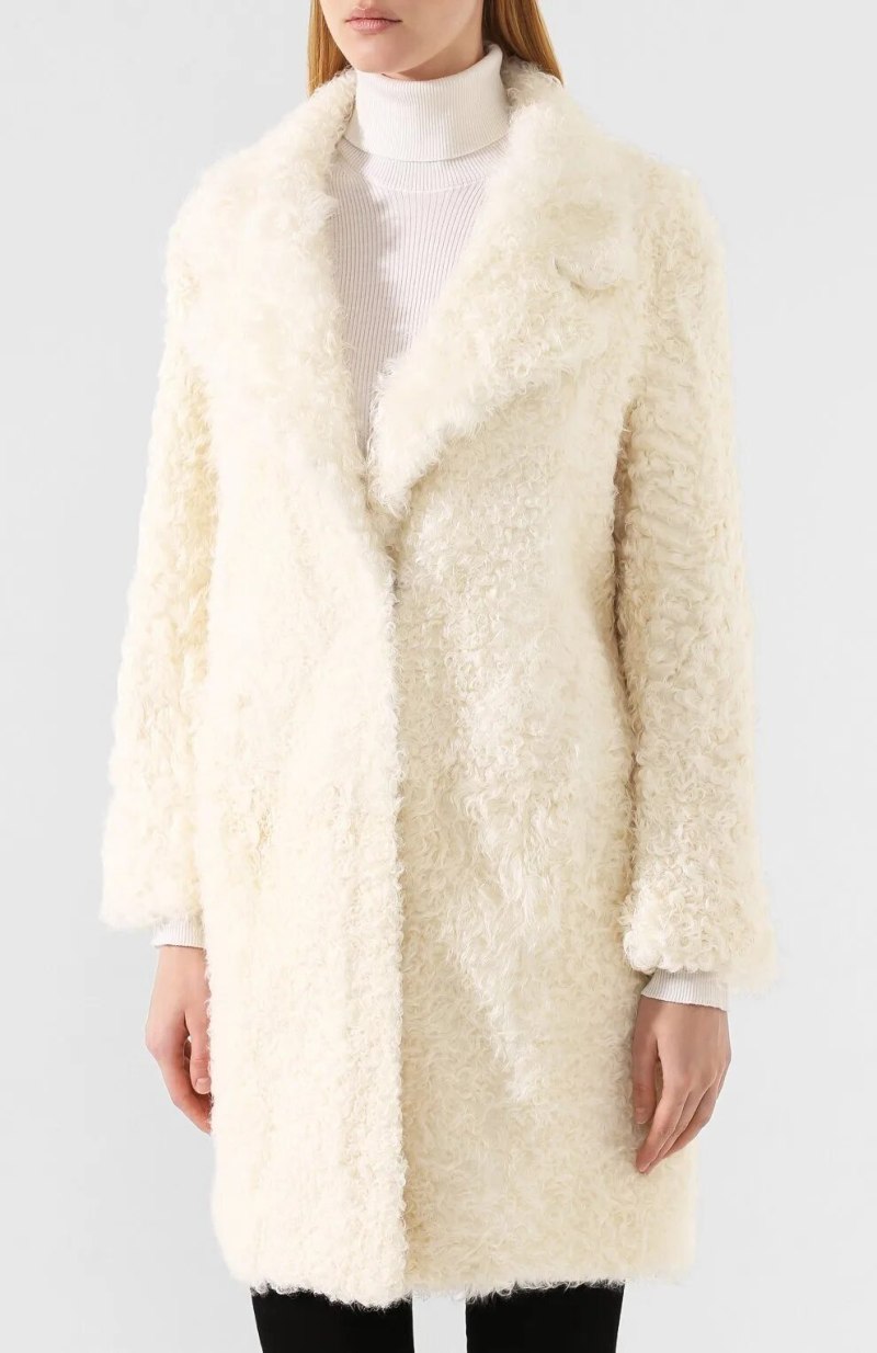 Шуба из овчины Carrollton Camel